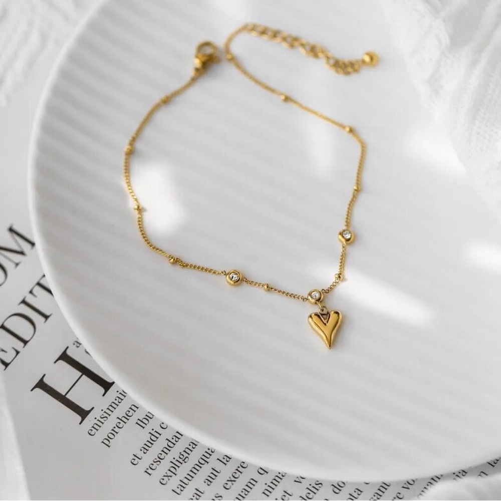 18k Gold filled Anklet for women - Picture 3 of 5
